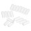 500pcs Rubber Clothes Hanger End Caps 3/16"(5mm) 10