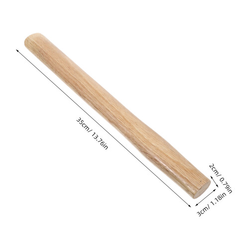 4pcs Wood Hammer Handle Replacement 35cm for Steel Sledge Wedges 1