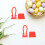 200pcs Mesh Bag Clasps Reusable Plastic Storage Hooks 7