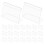 30pcs Acrylic Sign Holder L-Shaped Display Stands 11