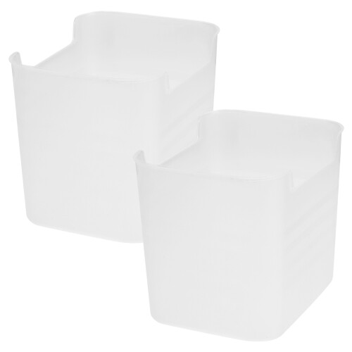 Masteelf  2 Pcs Mini Fridge Refrigerator Side Door Storage Box