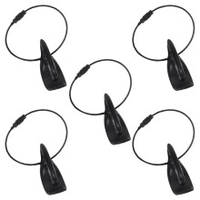 5pcs Flying Disc Clip Set Portable Carrier for Hiking Camping Sports