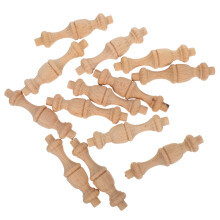 12Pz Colonne Decorativi in Legno: Finials Per Progetti DIY