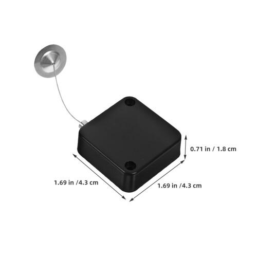 4pcs Anti-Theft Retractable Cable Lock Box with Steel Wire 2