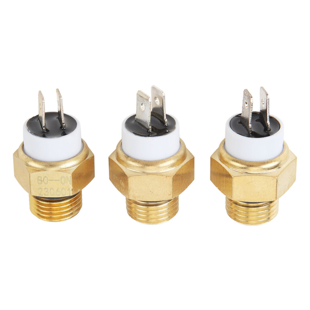 Motorcycle Coolant Temp Sensor Switch Set 3Pcs M16x1.5mm For Cb Series Models 8781349387114