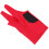 Billiard Glove Red Elastic Material 1pack 7.47x3.42x0.08in 4