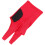 Billiard Glove Red Elastic Material 1pack 7.47x3.42x0.08in 10