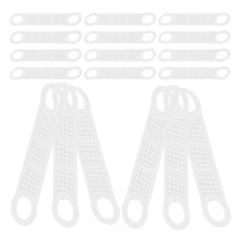 48Pcs Clear Silicone Hanger Strips Reusable Non-Slip Grips for Clothes
