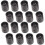 Foosball Table Parts Replacement Black Pvc End Caps 16pcs 1