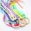 4pcs 25cm Cheerleading Bells with Wooden Handle for Dance Performance 2