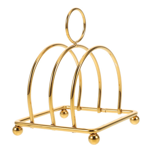 Stainless Steel Toast Rack for Kitchen Countertop Bread Storage
