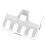 Badminton Racket Stringing Spreader White 2pcs 1.4x0.8x0.8in 2