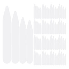 200pcs Collar Stays for Men Women Dress Shirts White