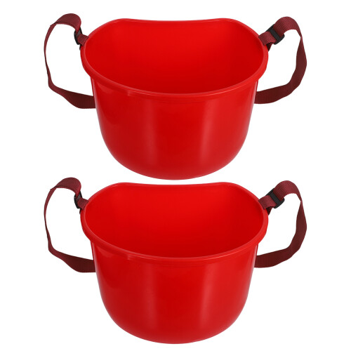 2pcs Berry Picking Basket 35.8x29x21.8cm with Adjustable Strap