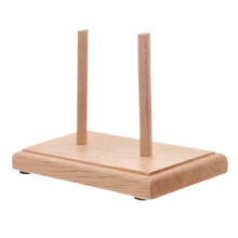 Mini Wooden Bobbin Holder Rack for Sewing Thread Spools
