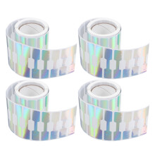 4 Rolls Blank Kraft Jewelry Price Tags Stickers Self Adhesive