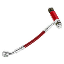 Motorcycle Brake Hose Extender Hydraulic Oil Line Connector Universal