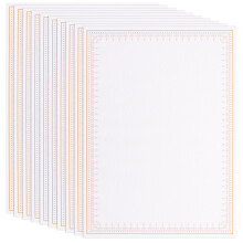 10pcs Blank Writable Printable Certificate Paper for Office Use