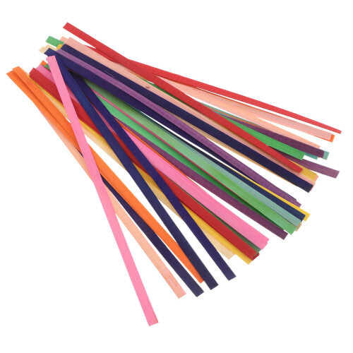 150pcs Flat Bamboo Strips 8" for DIY Basket Weaving Craft