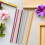 150pcs Flat Bamboo Strips 8" for DIY Basket Weaving Craft 5