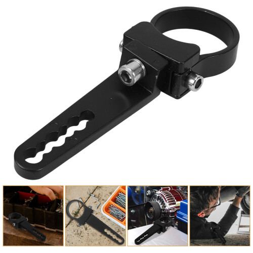 2 Pcs Fog Light Mount Front Fork Lamp Bracket Work 2
