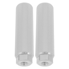 Cycling Peg Aluminum Alloy Feet Pegs Bike Supply Silver