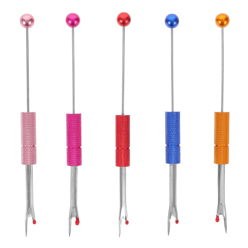 5pcs Seam Ripper Tool Safety Ball Tip Fabric Unpicker