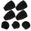 4Pièces Protection Silicone Pour Marteaux Perceuses Noires Durable 8