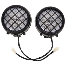 2pcs Motorcycle Headlight Grill Cover for 1987-2006