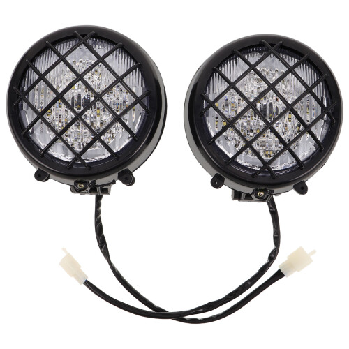 2pcs Motorcycle Headlight Grill Cover for 1987-2006