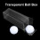 2pcs Clear Plastic Golf Ball Holder Case Transparent Tube Storage 6