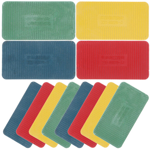 40 Pcs Flat Plastic Window Shims for Leveling Door Frame Support