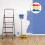 9pcs Plastic Paint with Flat Fine Serrated Edges 10