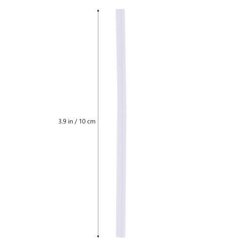 1 Pack Van 1000 Stuks Papierbedekte IJzerdraad Afdichtingstrook Wit 1