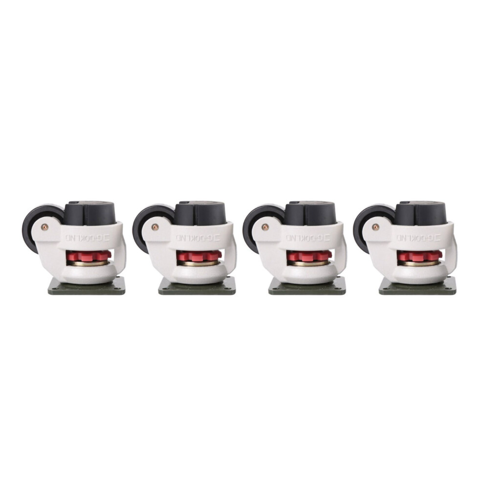 4pcs 2" Retractable Leveling Caster Industrial