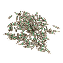 100pcs R12 American Valve Core with Green Rubber Ring for Car Cooling