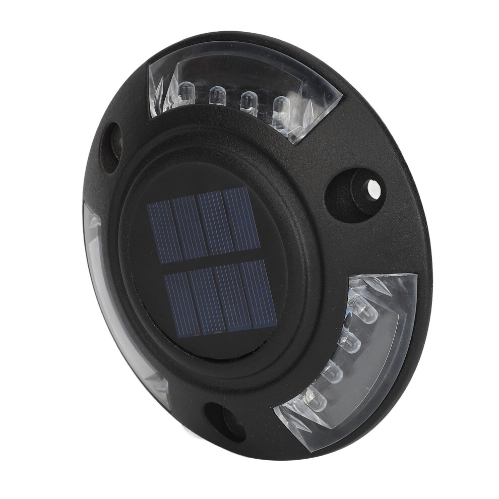 Solar Driveway Ip68 Waterproof 12 Leds 6V 1.8W Outdoor Dock Lamp Light/White