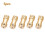 5pcs Motor Copper Shaft Coupling Coupler Connector 4