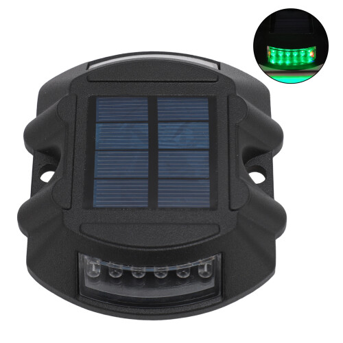 LED-Solar-Dockleuchte 6V 1,8 W 90x108mm Schwarz/Grün 2