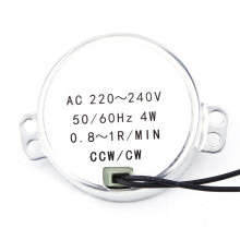 1pc 220-240V AC Synchronous Motor Geared Motor 4W