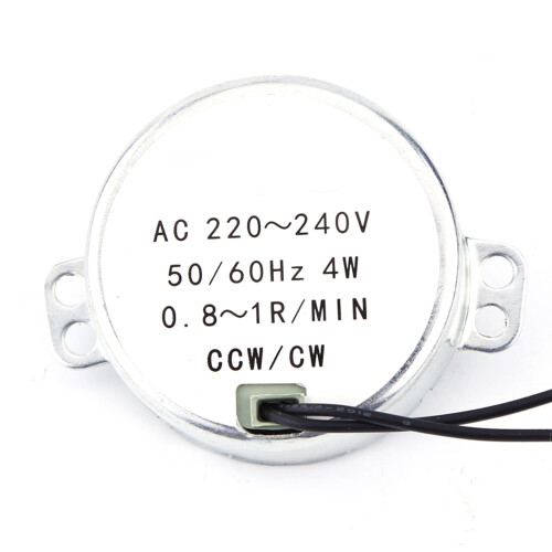 1pc 220-240V AC Synchronous Motor Geared Motor 4W