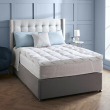 (Double) Silentnight Airmax 1000 Mattress Topper, Breathable and Fresh for a Comfortable Night's Sleep