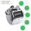 (All Metal with Base) Two Counter Handheld Tally Counters 4 Digits Golf Man - Score Keeper 17