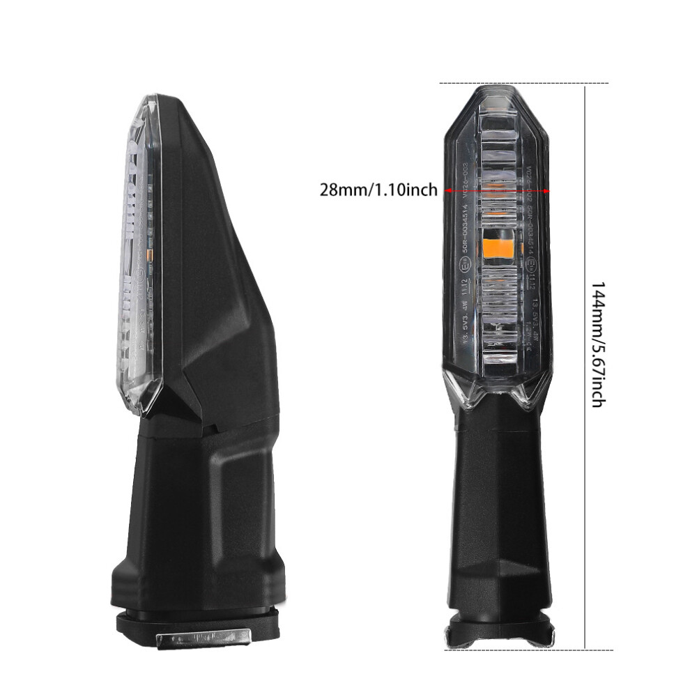 2Pcs Motorcycle Led Turn Signal High Brightness 8320539258003