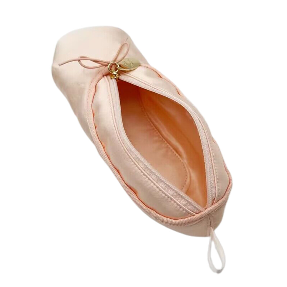 Pink Ballet Shoe Makeup Bag Handcrafted Pencil Bag Cosmetic