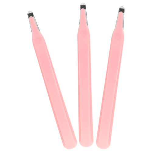 3pcs Portable Staple Remover Handheld Pen Type Pink