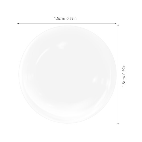 600pcs Double-Sided Sticky Adhesive Dots 0.6” Clear Acrylic Pads 1