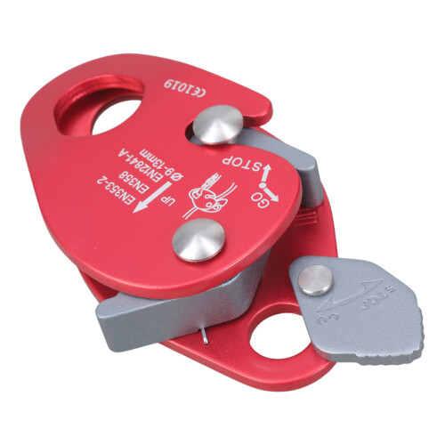 Durability Antifall Rope Grab Tool Auto Locking Rope-Red