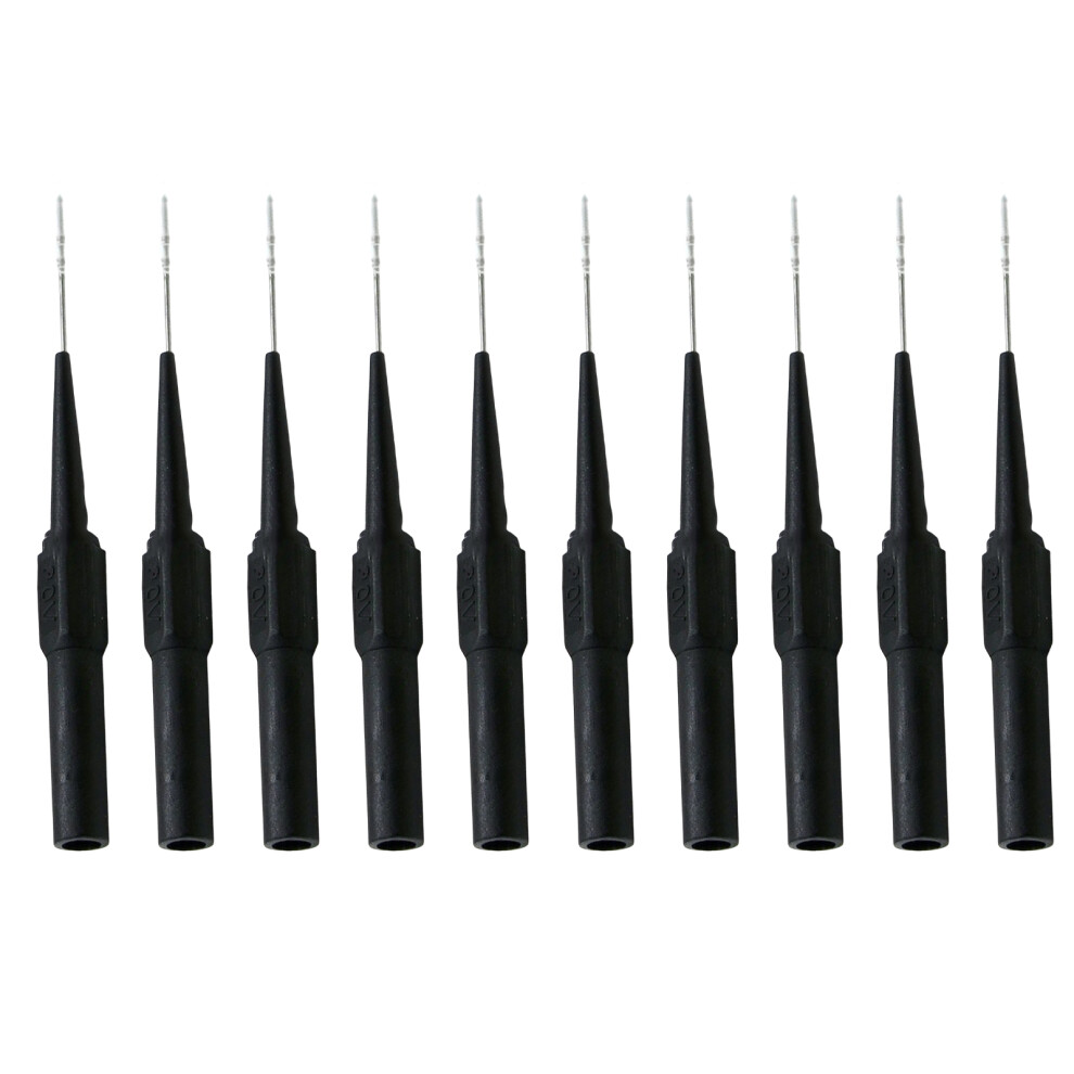Pack Of 10 Automotive Repair Test Probes Precise- 0.7Mm Black 7751000093129