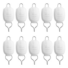 10Pcs Baitcasting Reels Fishing Line Holder Buckles-White